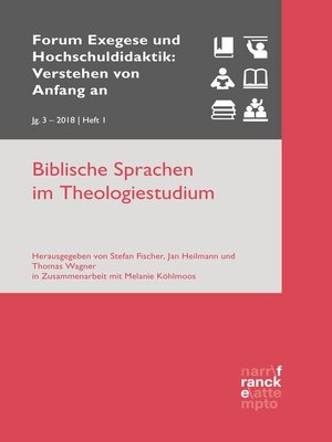 cover image of Biblische Sprachen im Theologiestudium